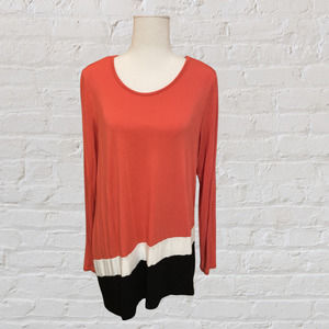 Sunday Long sleeve Pullover A-symmetrical Top